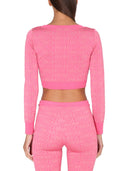 Moschino Short Allover Logo Pullover
