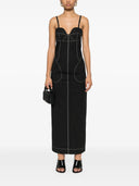 Federico Cina Long Pinces Kleid