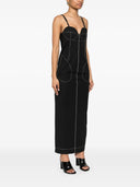 Federico Cina Long Pinces Kleid