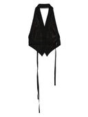 Ann Demeulemeester Zipora Peak Rapel Backless WaTcoat