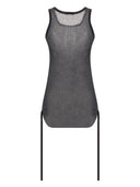 Ann Demeulemeester Mara Scera di canotte arricciate rugose