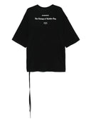 ANN DEMEULEESESTER AGA High Comfort Fit T Shirt z „SS25 The Dialog of Another Day” Print