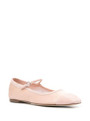 Aeyde Uma Cap Satin/Kid Suede Leather Peach