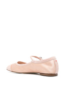Aeyde Uma Cap Satin/Kid Suede Leather Peach