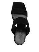 Aeyde Varvara Kid Suede Leather Black