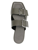 Aeyde Tonya Coue Ciment en cuir