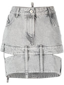 La minigonna di Denim Cropped Attico