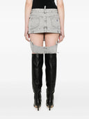 La minigonna di Denim Cropped Attico