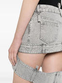 La minigonna di Denim Cropped Attico