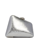 Der Attico Mini Clutch Mitternachts Silber