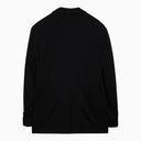 Polo Ralph Lauren Black Single Breasted Jacket In Cotton Blend