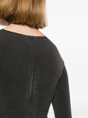 Whole Studios LS Maxi Cotton Spandex lavado de negro