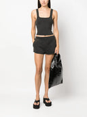 Mikro szorty całe studia umyte czarne