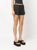 Mikro szorty całe studia umyte czarne