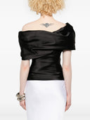Entire Studios Barge Top Black Sateen