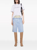 Stella Mc Cartney Logo Oversized Cotton T Shirt