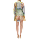 Robe imprimée en coton et en soie Zimmermann