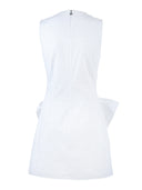 Rotate Sleeveless Dress W/ Bow Bright White (Slim Fit)
