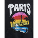 Balenciaga Cotton Printed Hooded Sweatshirt