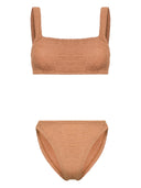 Hunza G Xandra Bikini Metallic Crinkle