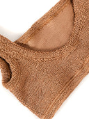 Hunza G Xandra Bikini Metallic Crinkle