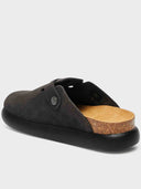 Scholl Mules Grey Fae Chunky