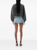 Alexander Wang Cropped Crewneck Sweatshirt