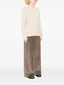 Golden Goose Golden W`s Knit Crew Neck Boyfriend Organic Cotton With Logo