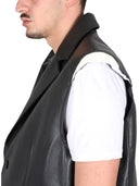 MM6 Maison Margiela lædervest