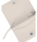 Ganni Raspberry White Card Holder