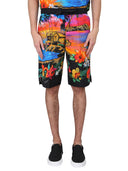 Dolce & Gabbana Bermuda Shorts z drukiem o zachodzie słońca