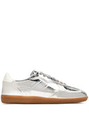 Alohas Tb.490 Rife Shimmer Silver Cream Leather Sneakers