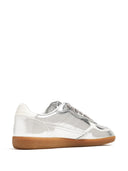 Alohas Tb.490 Rife Shimmer Silver Cream Leather Sneakers