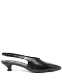Alohas Eros Black Leather Mules