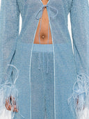 Oseree Lumiere Plumage Long Kaftan