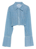 Oseree Lumiere Cropped Shirt