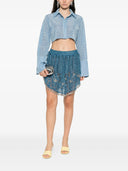 Oseree Lumiere Cropped Shirt