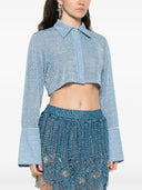 Oseree Lumiere Cropped Shirt