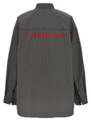 Balenciaga Check Print Shirt