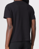 Max Mara S T Shirt Tessuto A Maglia 100% Cotone Ricami Esclusi