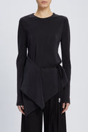 Ann Demeulemeester Deana Long Sleeve Asymmetric Top