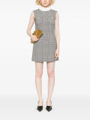 Self Portrait Sleeveless Prince Of Wales Check Mini Dress