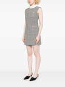 Self Portrait Sleeveless Prince Of Wales Check Mini Dress