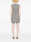 Self Portrait Sleeveless Prince Of Wales Check Mini Dress