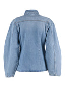 Camicia attillata in denim Rotate Denim azzurro (vestibilità slim)