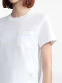 T-shirt tascabile boxy fit a maniche corte di Thom Browne in jersey di peso medio