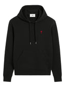Ami Paris Hoodie With Red Ami De Coeur