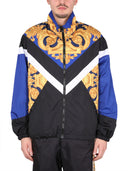 Versace Chaqueta cortavientos con estampado barroco