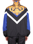 Versace Chaqueta cortavientos con estampado barroco
