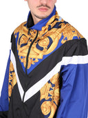 Versace Chaqueta cortavientos con estampado barroco